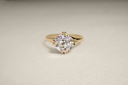 2.05 Carat Old European Cut Diamond Unis Ring
